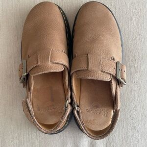 Dr. Martens Brown Leather Buckle Shoes